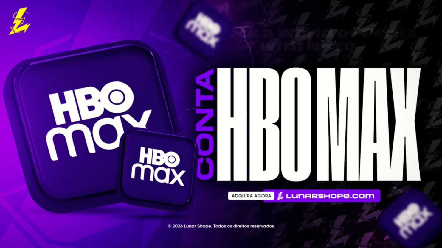 CONTA MAX / HBO MAX