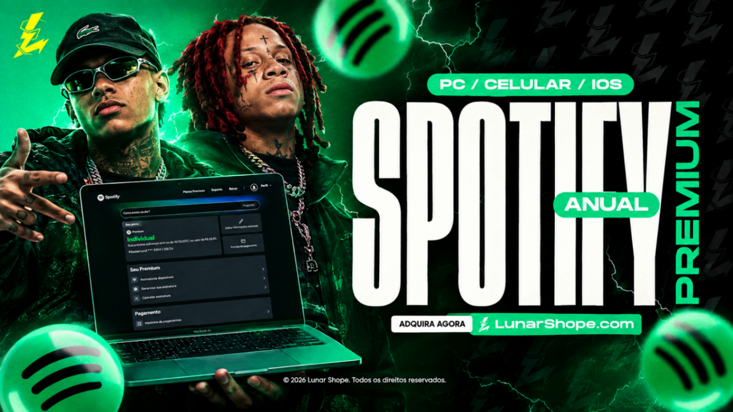 C0NTA SPOTIFY  ( TRIMENSAL ) IOS/ANDROID/PC