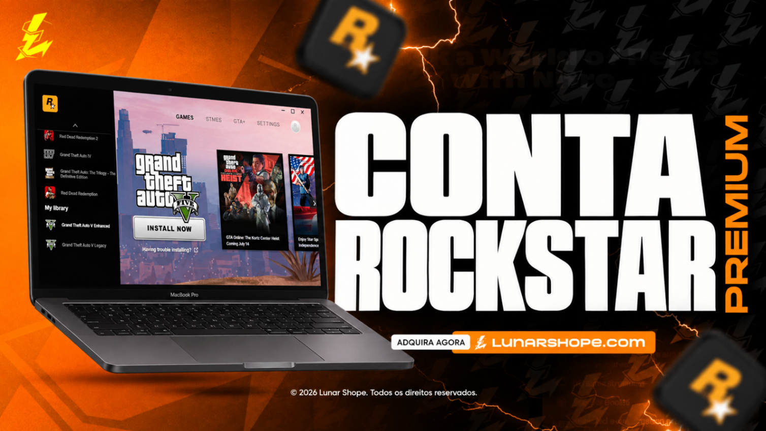 CONTA ROCKSTAR - FIVEM